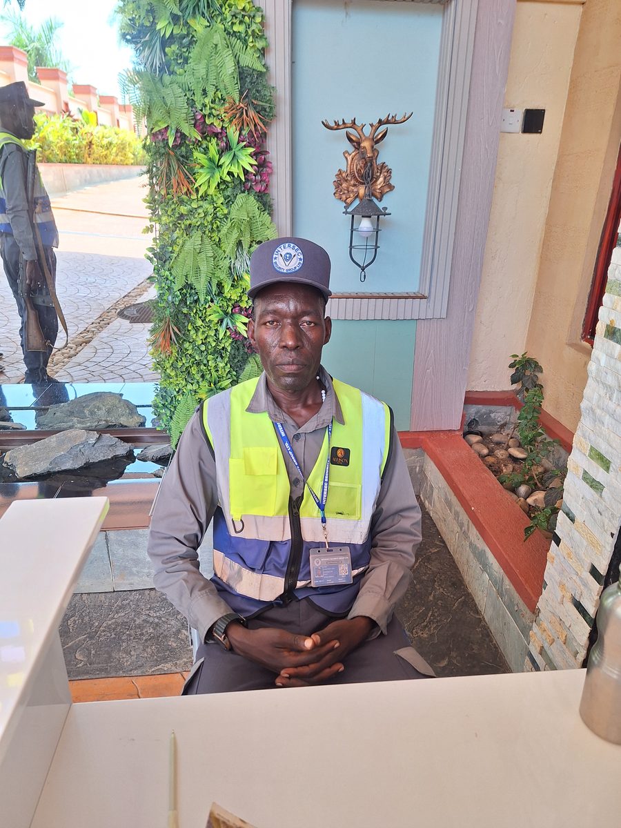 Intersec officer stationed at Allison Hotel entrance