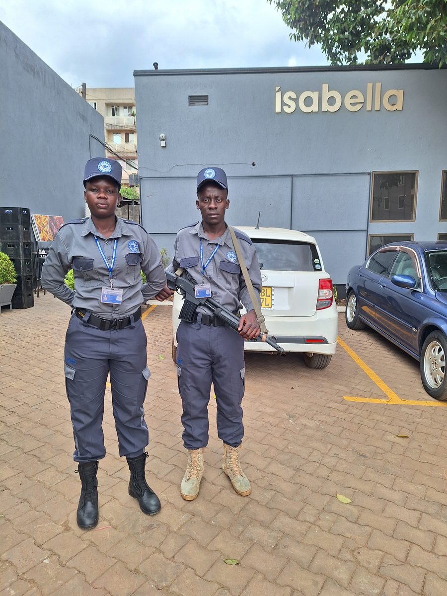 Intersec officers on duty at Isabella Bar and Nightclub, Ntinda